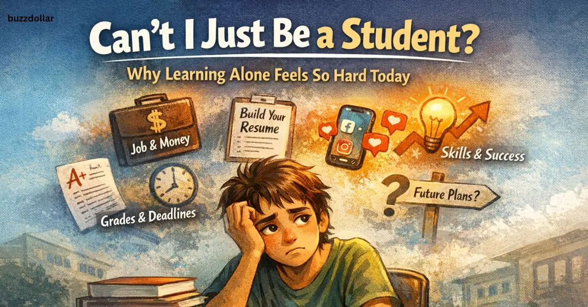 can't i just be a student